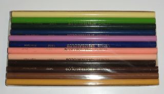 Rare Set Of 48 Vintage Spectracolor Faber - Castell Venus Designer Colored Pencils 3