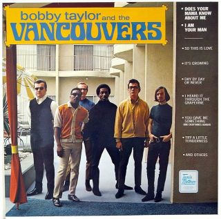 Bobby Taylor & Vancouvers - Self - Titled (1994) - Cd - Rare
