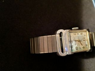 Vintage Bulova 10Kt Gold Filled Watch & Band,  Antique Men ' s watch,  estate 2