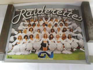 Vintage Poster Raiderettes Cheer Leaders 1980 