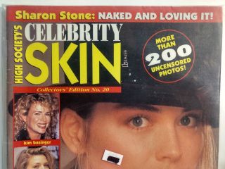 Rare High Society ' s Celebrity Skin Collectors Edition 20 Over 200 Photos eb1162 2