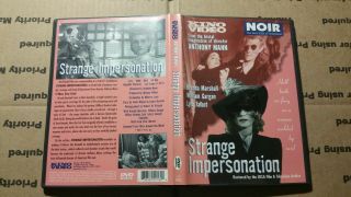 Strange Impersonation (dvd,  2000) Rare,  William Gargan,  Brenda Marshall,  Anton B