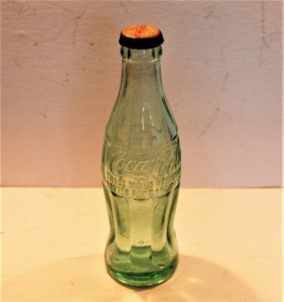 Pat Nov 16 1915 Coca Cola Green Bottle.  6 Oz.  Traverse City.  Mi.  (rare).