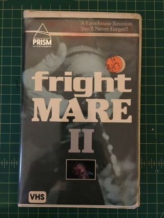 Frightmare 2 Prism Horror Slasher Vhs Oop Rare Not Big Box Clamshell Cult Gore