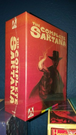 Rare The Complete Sartana Blu - Ray Arrow Video Box Set Western Us Region A Oop