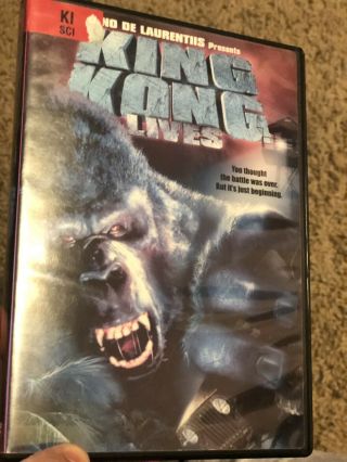 King Kong Lives (dvd,  2004,  Widescreen) Rare & Oop,