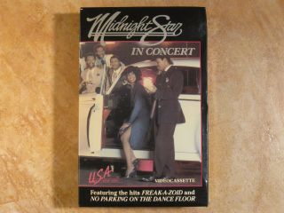 Midnight Star Live In Concert Big Box Vhs Rare 1st Edition 1984 U.  S.  A.  Video