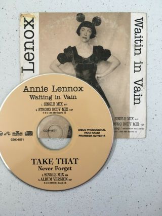 Annie Lennox Rare Mexico Cd Single Promo Waiting In Vain Eurythmics Take That