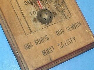 VTG / ANTIQUE EARLY 1900 ' s I.  B.  GRAYBILL & SON COAL FEED REFTON PA THERMOMETER 3