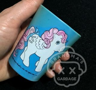 Vtg 80s G1 My Little Pony Very Rare Heart Throb Cup Bath Kit Kawaii Fancy Toy