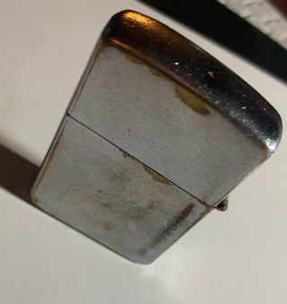 Vintage ZIPPO (circa 1950 - 57) Lighter “Brushed Nickel” RARE NO ADVERTISING 2