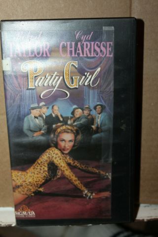 1992 Party Girl Vhs Mgm Ua M200920 Robert Taylor Cyd Charisse Rare
