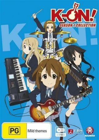 K - On Season 1 (4 Dvd Set) Anime Rare Oop Like