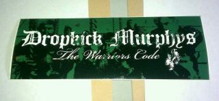 Dropkick Murphys The Warriors Code Hellcat Amp Guitar Case Rare Promo Sticker