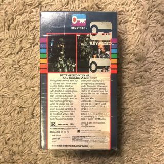 The Vindicator (VHS,  1986) Key Video Rated R Horror Monster RARE STILL IN SHRINK 3
