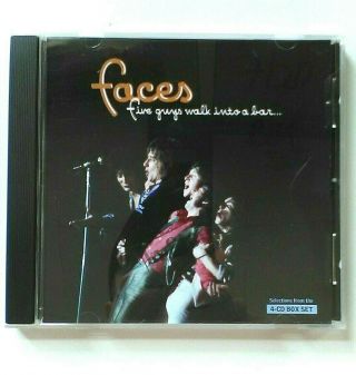 Faces - Five Guys Walk Into A Bar - Rare Cd Promo Boxset Sampler 15 Trax Rmast 5