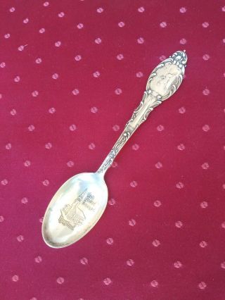 Atq Sterling Silver Spoon Old South Church Boston Paul Revere Bunker Hill 29g 6 "