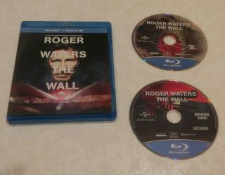 Roger Waters The Wall (blu - Ray Disc,  2015,  2 - Disc Set) Rare Oop Region A Usa