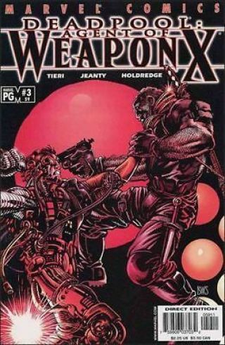 Deadpool V2 59 Agent Of Weapon X 3 2001 Marvel Rare Comic Book 1st Print Merc