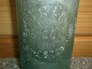 Antique Soda bottle J.  Tracy & Son Rochester N.  Y.  hutchinson 2
