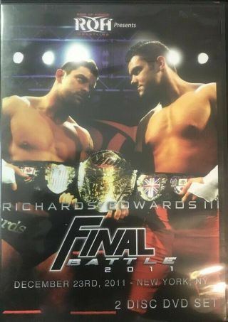 Roh - Final Battle 2011 (dvd,  2011,  2 - Disc Ring Of Honor Wrestling) Rare