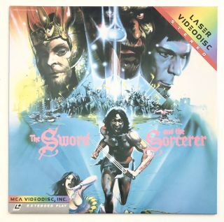The Sword And The Sorcerer Laserdisc - Ultra Rare Fantasy Oop 1982 Made In Japan