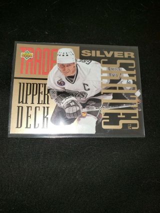 1993 - 94 Wayne Gretzky Silver Skate Trade (gold) Rare
