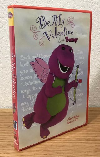 Be My Valentine - Love,  Barney (dvd,  2005) Rare Never Before Seen On Tv