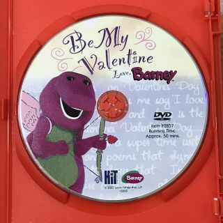 BE MY VALENTINE - LOVE,  BARNEY (DVD,  2005) RARE NEVER BEFORE SEEN ON TV 3