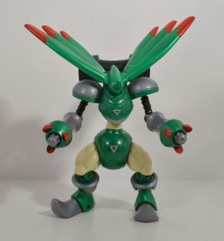 Rare 2001 Green Rapidmon 6 " Bandai Action Figure Digimon Digital Monsters