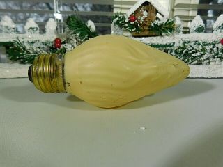 Old Vintage Light Bulb Fire Or Flame Shaped 1930s Or 1940s