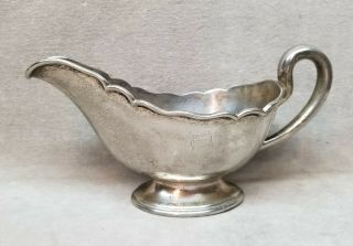 Canadian National Railway Dining Car Silverplated Sauce Gravy Boat Dish.