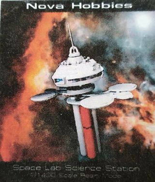 Star Trek 1/1400 Space Lab Science Station,  Nova Hobbies Resin Kit Oop Very Rare