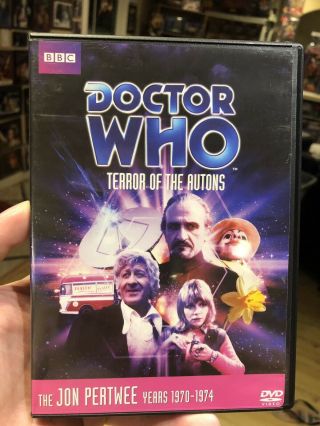 Doctor Who - Terror Of The Autons (dvd,  2011) Region 1 Jon Pertwee Oop Rare