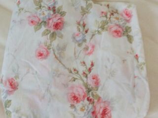 Rare Vintage Ralph Lauren Faye Meadow Way Rose Floral King Fitted Sheet Usa