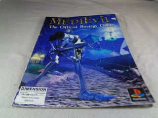Medievil The Official Strategy Guide - Rare Oop Playstation 1 Ps1