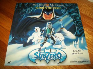 Batman & Mr.  Freeze: Subzero Laserdisc Ld Widescreen Format Very Rare And