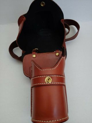 RARE Brown Leather DSLR Camera Holster SKYTOP TRADING COMPANY 2