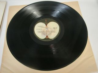 THE BEATLES WHITE ALBUM 2 LP APPLE SWBO 101 RARE ORIG A0485175 3