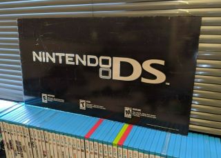 Nintendo Ds Promo Store Sign Display Kiosk Authentic Rare