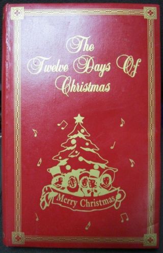 Rare Classic The Twelve Days Of Christmas Ornaments Music Box Book From 1996