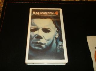 Halloween 4 The Return Of Michael Myers Extremely Rare 1989 Cover Vhs Hard Case