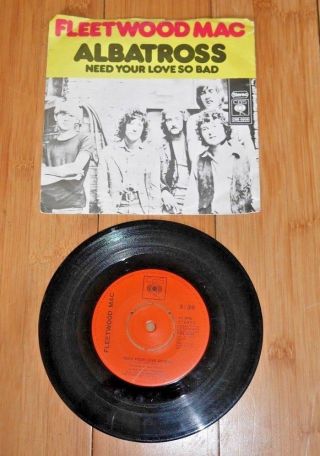 Fleetwood Mac Albatross 7 " Single 1973 Rare Holland Dutch Release Cbs 8306 B730