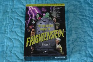 Hilarious House Of Frightenstein Volume 1,  Rare 3 - Dvd Box Set,  13 Episodes 1971