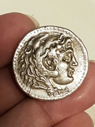 Alexander The Great Ii - 336 - 316 B.  C Rare Silver 18gr Tetradrachm Coin See Scan