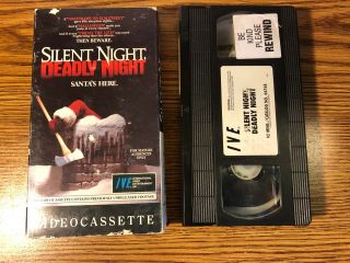 Silent Night,  Deadly Night VHS Video Cassette Horror VERY RARE OOP 1986 Movie 2