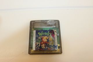 Wendy: Every Witch Way (nintendo Game Boy Color,  2001) Rare Read