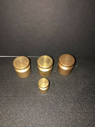 Vintage Scale Weights (3/ 2lb & 1/ 8oz)