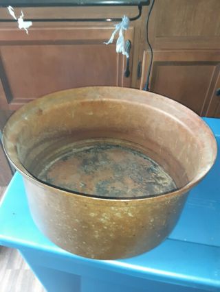 $liquidation Sale$ Large Antique Copper Kettle Pot$