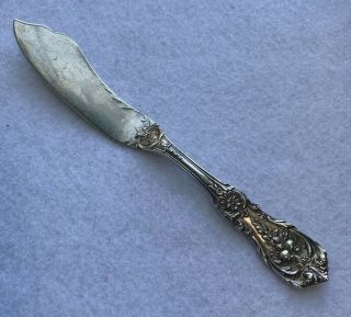 Reed And Barton Sterling Silver Francis I Solid Silver Butter Knife